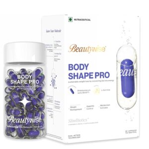 Beauty Wise Dual Action Body Shape Weight Energy Supplement Men Women 60 Capsules