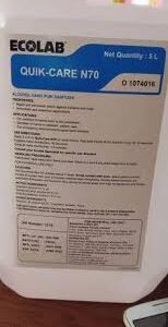 Ecolab Quik Care N70E Hand Sanitizer 5L