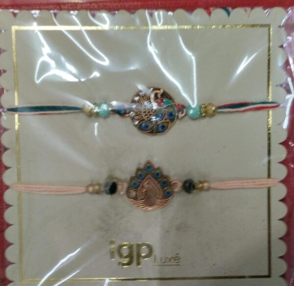 Beautiful Rakhi For Brother Set Of 2
