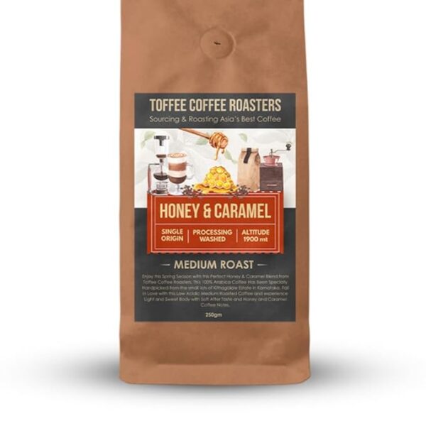Toffee Coffee Roasters Honey Caramel Coffee 250Gm