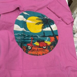 Women Pink Color T Shirt Size 2Xl
