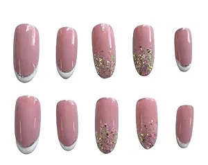Lightweight Press On Nails 10 Piece Reusable Artificial Nail Set