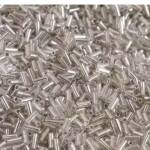 100 Gm S A Branded Silver Nalki 5Mmi For Art Craft Embroidery Works