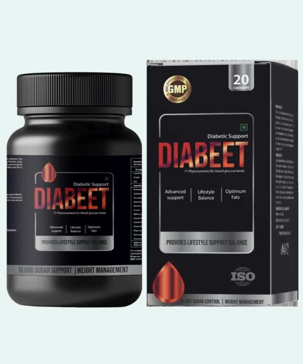 Diabeet Capsule For Diabetic Support 20 Capsules