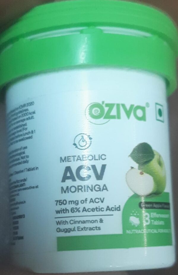 Oziva Metabolic Acv Moringa 3 Tablet