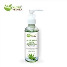 Nutri Vedika Aloe Vera Neem Green Tea Face Wash 100 Ml