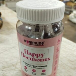 Wommune Happy Hormones Pcos Strawberry Flavour 30 Gummies