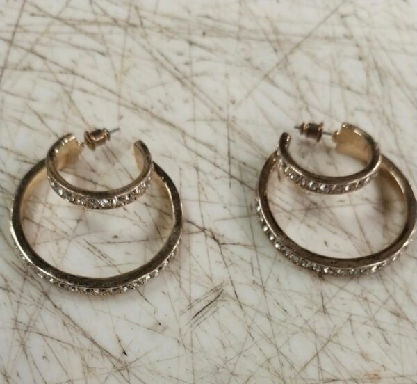 Women Golden Printed Colour Fancy Earrings