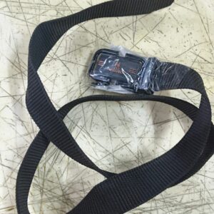 Women Party Nylon Fabric Hole Free Flap Buckle Belt