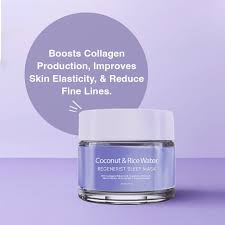 Shraddha Sleep Mask Coconut And Rice Water Bakuchi Papaya And Collagen 50Ml