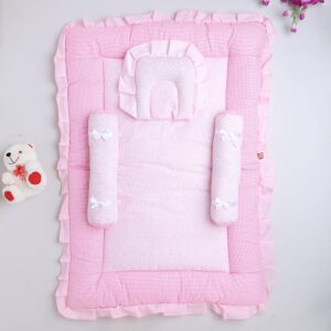 Love Baby Bedding Set For New Born Baby Pink Colour