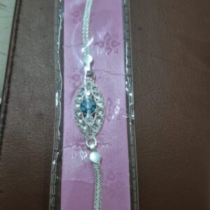 Silver Plated Fancy Rakhi