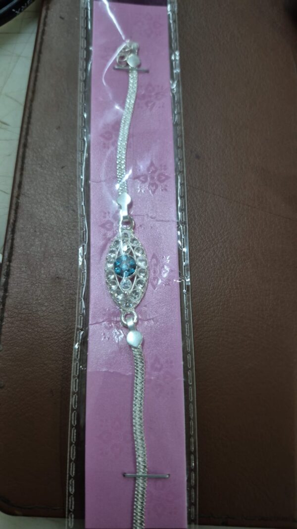 Silver Plated Fancy Rakhi