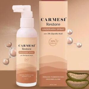 Carmesi Restore Underarm Spray With 5 Glycolic Acid 120 Ml