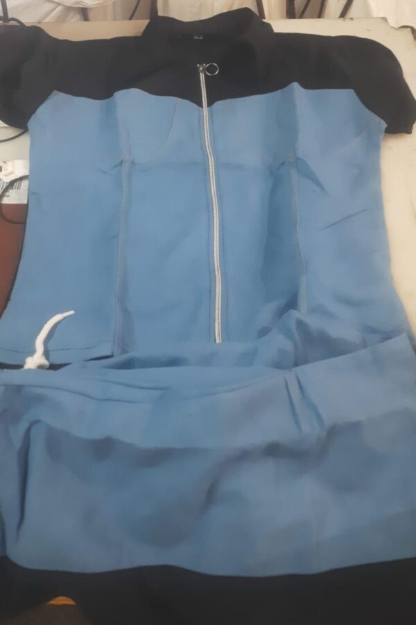 Top Set For Women Color Black Blue Size M