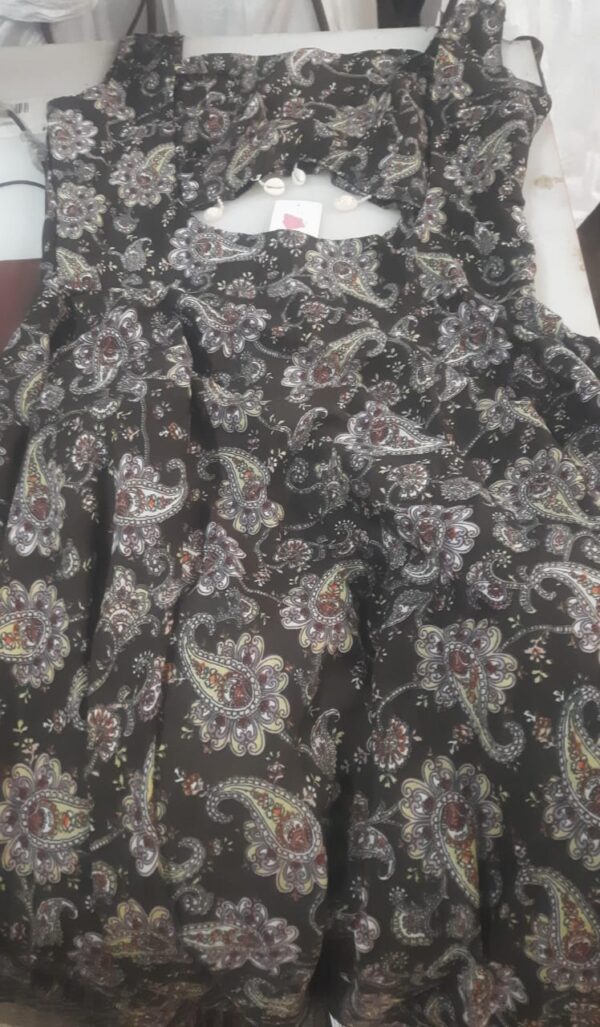Dress For Women Color Coffee Size L