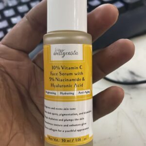 Wellycosta 10 Vitamin C Face Serum Niacinamide Hyaluronic Acid Glowing Skin 30Ml