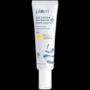 Plum Rice Water 2 Niacinamide Hybrid Sunscreen 50 G