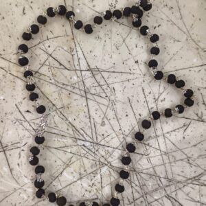Silver Plated Karungali Mala