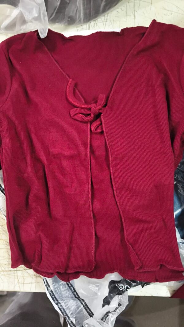 Flower Top New Maroon S