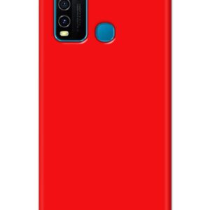 Vivo Y 30 Back Cover Red Colour