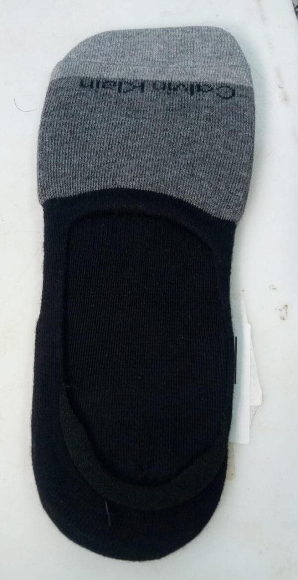 Calvin Klein Ankle Socks Black Grey 1 Pair Unisex