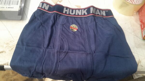 Mens Cotton Underwear Blue Size 80Cm