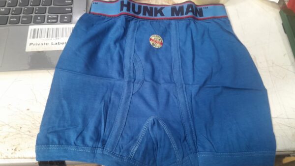 Mens Cotton Underwear Sky Blue Size 80Cm
