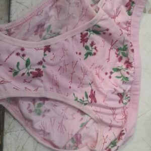 Women Cotton Printed Panty Size 36 Pink