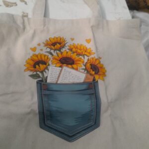 Printed Tote Bag For Women Off White