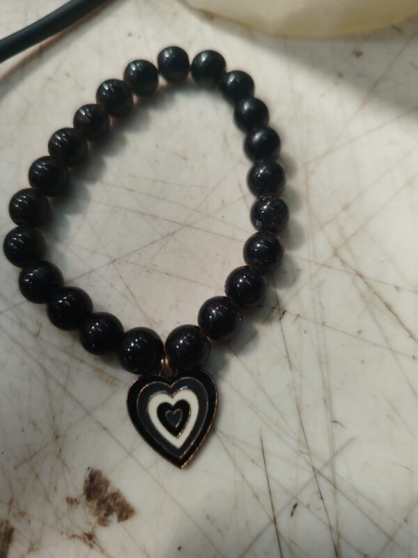 Black Beads Bracelet For Women