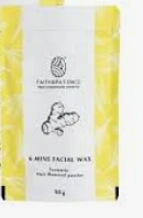 Faith And Patience 6 Mins Facial Wax Turmeric Removal Powder 50Gm