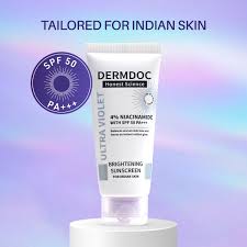 Dermdoc Niacinamide Brightening Sunscreen 60Gm
