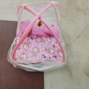 Laddu Gopal Comfortable Bed With Mosquito Net And Pillows