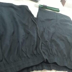 Men Cotton Solid Bermuda Shorts Black Color Size Xl