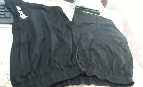 Men Cotton Solid Bermuda Shorts Black Color Size Xl