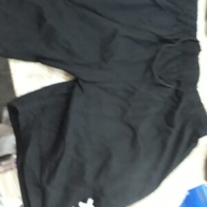 Men Cotton Solid Bermuda Shorts Black Color Size L