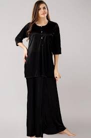 Kurta And Kurti Set For Women Black Size M