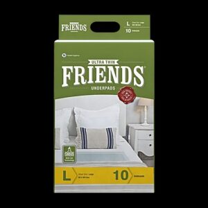 Friends Ultra Thin Underpads Classic 60X90 Mm 10 Pcs