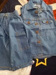 Boys Denim Dark Blue Colour Set Size 2 To 3 Years
