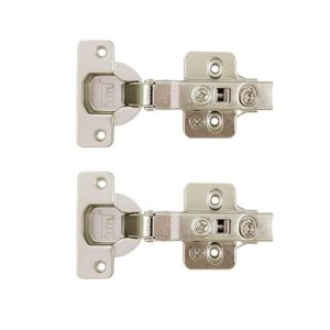 Soft Closing Cabinet Auto Close Hinges With 3D Adjustment Plate Pack Of 2