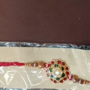 Multicolour Designer Stone Rakhi