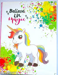 Khilonewala Unicorn Themed Dairy Pack Of 6