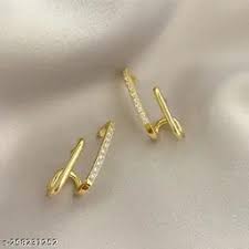 Women Earrings Golden Color