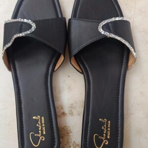 Shoestail Women Flats Colour Black Size 40