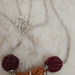 Ek Mukhi Rudraksha Mala Wood Pendant For Men Women