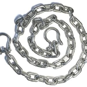 Silver 4Mm Stainless Steel Anchor Ship Chain Size 9 Feet