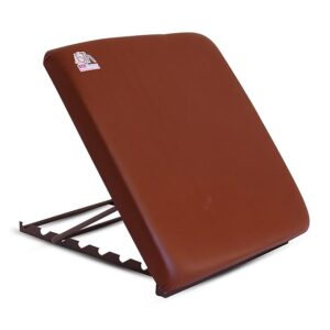 Bth Company Bed Backrest For Patients 60X60Cm 2 Inch Cushion 4 Levels Of Adjustment Brown
