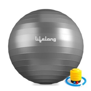 Lifelong Gym Ball For Exercise Grey Model No Llfagb55G