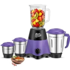 Moonstruck Suprimo Powerful Purple Mixer Grinder 750W With 4 Jars